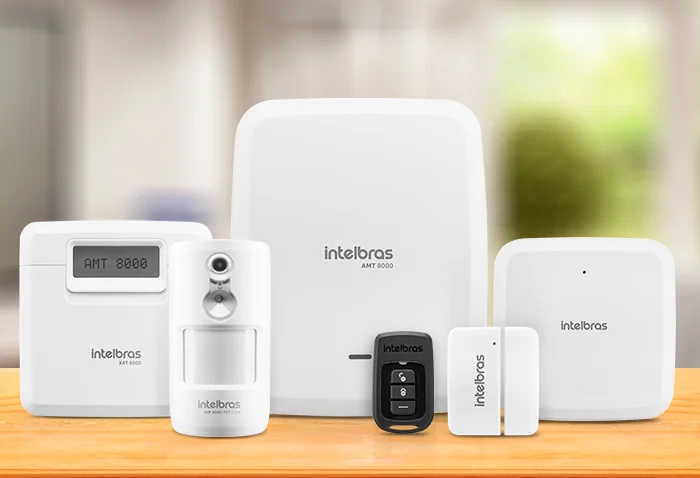 Kit de alarme sem fio Intelbras AMT 8000